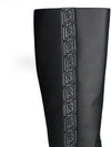 Liujo donna stivali platform neri con logo