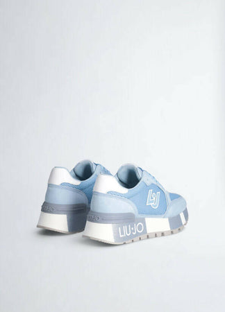Liujo Sneakers Donna Amazing Scarpe Da Ginnastica Maxi Platform Suede E Mesh BA4005PX303S1706