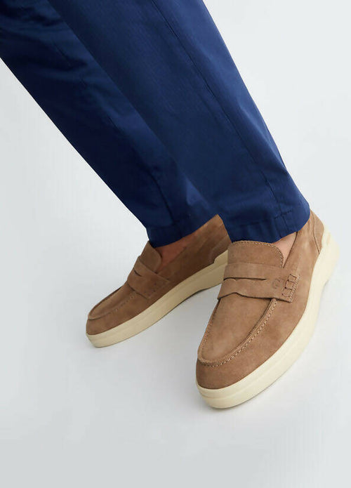 Liujo uomo mocassini in pelle scamosciata