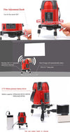 LIVELLA LASER TRACCIATORE AUTOLIVELLANTE 360º ROTAZIONE BOLLA DIGITALE 2 LINEE  Trade Shop italia - Napoli, Commerciovirtuoso.it