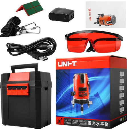 LIVELLA LASER TRACCIATORE AUTOLIVELLANTE 360º ROTAZIONE BOLLA DIGITALE 2 LINEE  Trade Shop italia - Napoli, Commerciovirtuoso.it