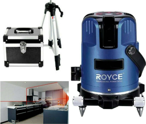 LIVELLA-LASER-TRACCIATORE-AUTOLIVELLANTE-360º-ROTAZIONE-BOLLA-DIGITALE-MAGNETICA