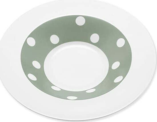 Livellara-Piatto-Fondo-FRESHNESS-DOTS-Sage-24-cm
