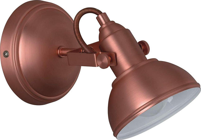 Living-Lighting-R80151029-Retro,-40-W,-senza-lampadine-,-diametro-13-cm-,Rame-[Classe-di-efficienza-energetica-A]