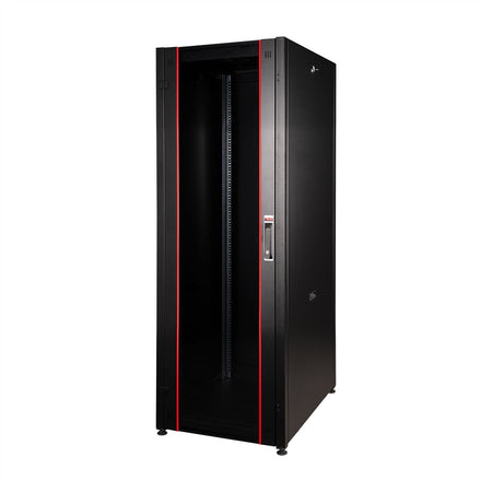 Armadio Rack Per Reti 19 42U (A)2002, (L)600, (P)600 Colore Nero Porta Vetro Serie Eavi