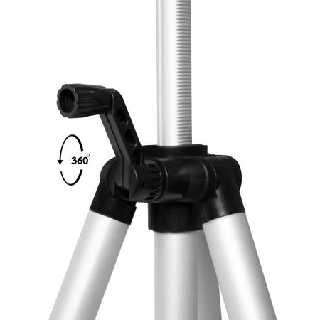 Treppiede compatto in alluminio adatto a livelle laser regolabile fino a 150 cm