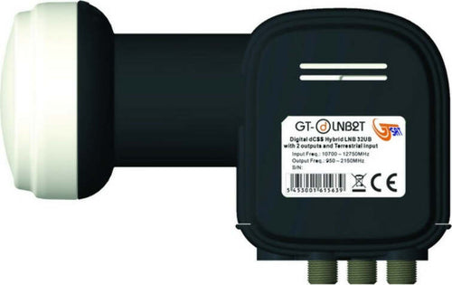 LNB-1-out-dCSS/SCR-+-1-Ibrida-Legacy/dCSS/SCR-+-Mix-TV-passivo-GTSAT-GT-DLNB2T
