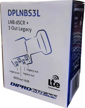 LNB-dCSS/SCR-16-UB-+-3-Out-Legacy-DIPROGRESS-DPLNBS3L