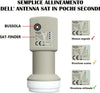 LNB-Single-XORO-SF-100-con-Sat-Finder-e-Bussola-integrati