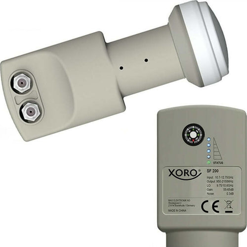 LNB-Twin-XORO-SF-200-con-Sat-Finder-e-Bussola-integrati