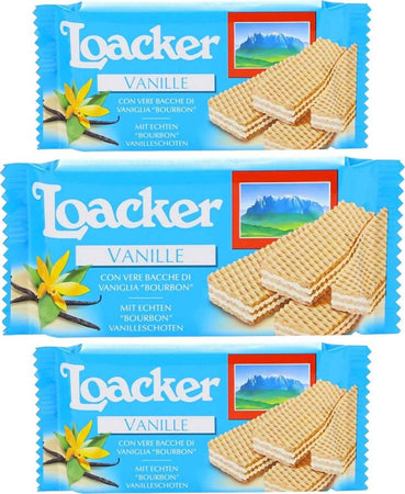 Loacker Wafer Classici 25x Wafer Alla Vaniglia Bourbon 45 Gr Confezione Da 25 Pz Alimentari e cura della casa/Snack dolci e salati/Biscotti/Wafer Franco Pausa Caffè - Albano Laziale, Commerciovirtuoso.it