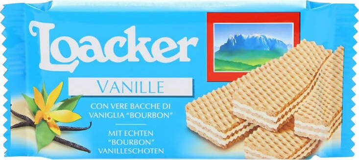 Loacker Wafer Classici 25x Wafer Alla Vaniglia Bourbon 45 Gr Confezione Da 25 Pz Alimentari e cura della casa/Snack dolci e salati/Biscotti/Wafer Franco Pausa Caffè - Albano Laziale, Commerciovirtuoso.it