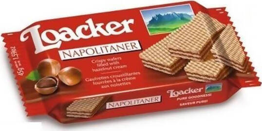 Loacker Wafer Classici 25x Wafer Napolitaner Alla Nocciola 45 Gr Confezione Da 25 Pz Alimentari e cura della casa/Snack dolci e salati/Biscotti/Wafer Franco Pausa Caffè - Albano Laziale, Commerciovirtuoso.it