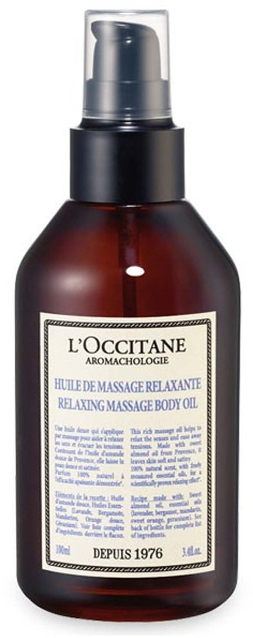 L'Occitane Aromachologie Huile Massage Relax 100ML Olio Massaggio rilassante 100ml