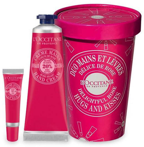 L'Occitane en Provence Cofanetto Regalo Con Crema Mani E Balsamo Labbra Confezione Pack Duo