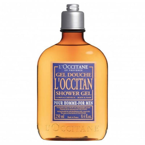 L'occitane en Provence Gel Douche Pour Homme 250 Ml Gel Doccia per Uomo per Corpo E Capelli Profumo Speziato