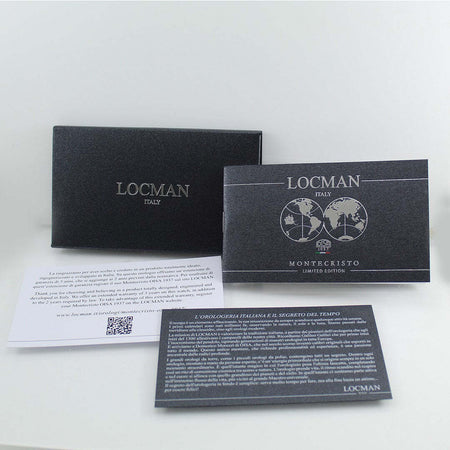 Locman Orologio Uomo Montecristo OISA 1937 meccanico Edizione Limitata N°308 di 370 esemplari
