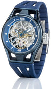 Orologio Uomo Automatico Skeleton Montecristo Blu Locman