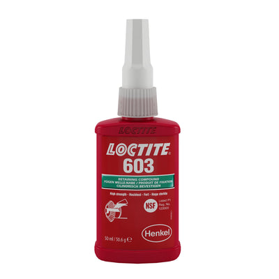 Loctite Colla 603 Bloccante ad alta resistenza parti cilindriche Ingranaggi