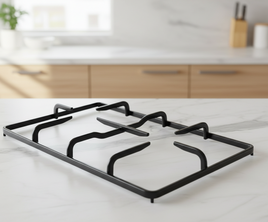 LOFRA GRIGLIA 2 FUOCHI ORIGINALE PER CUCINA GAS PIANI COTTURA 43,4 X 22,2 cm