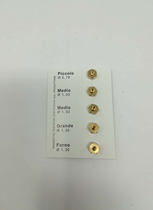 LOFRA UGELLI INIETTORI CUCINA PIANO COTTURA 4 FUOCHI + FORNO GAS METANO Casa e cucina/Utensili da cucina/Bruciatori da cucina Rossi Ricambi - Venetico Marina, Commerciovirtuoso.it