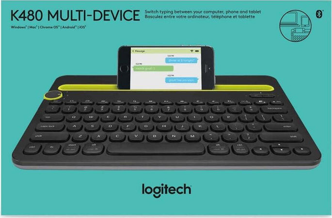 Logitech K480 Tastiera Wireless Multidispositivo Elettronica/Informatica/Accessori/Tastiere Mouse e periferiche di input/Tastiere Scontolo.net - Potenza, Commerciovirtuoso.it