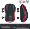 Logitech-M185-Mouse-Wireless-Rosso