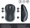 Logitech-M185-Wireless-Ambidestro-Grigio