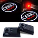 KIT LUCI LED LOGO AUDI PROIETTORE CORTESIA BATTERIA CON SENSORE MAGNETE