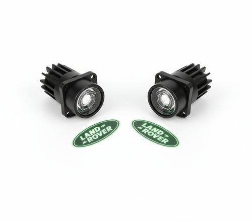 KIT LUCI LED LOGO LAND ROVER PROIETTORE CORTESIA AUTO UNIVERSALE