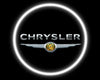 Logo Led Proiettore Sottoporta CHRYSLER 12V 5W Adesivo Cortesia Luci Universale Auto