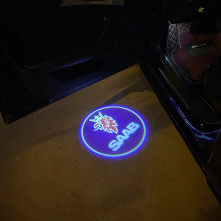 Coppia Logo Cortesia Proiettore Led 3D Incasso Universale 12V 5W SAAB