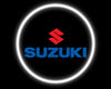 Kit Logo Luci led proiettore Suzuki cortesia batteria sensore magnete Universale