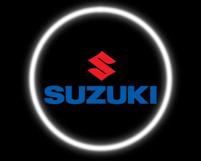 Kit Logo Luci led proiettore Suzuki cortesia batteria sensore magnete Universale