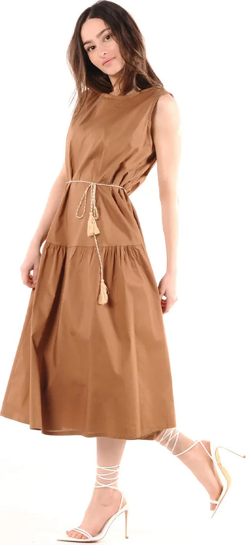 LOKITA | Abito lungo in popeline Moda/Donna/Abbigliamento/Vestiti/Lavoro You Store - Messina, Commerciovirtuoso.it