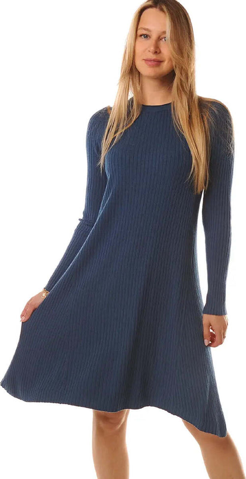 LOKITA-|-Abito-midi-in-maglia-a-costine