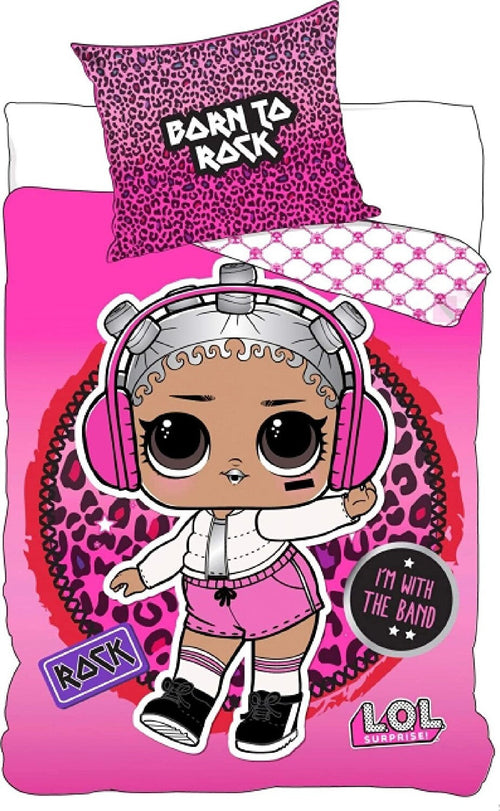 L.O.L. Surprise Copripiumino Reversibile Dim. 140x200 cm Casa e cucina/Tessili per la casa/Biancheria per la cameretta/Lenzuola e federe/Set di lenzuola e federe Store Kitty Fashion - Roma, Commerciovirtuoso.it