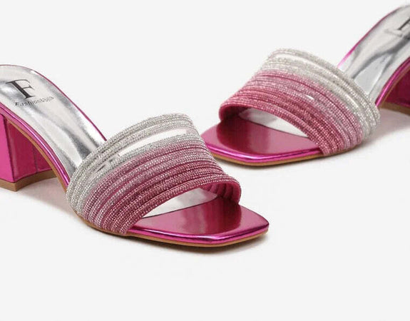 Lola - Sandali con fascia strass