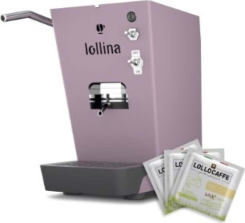 Lollina-Macchina-Da-Caffè-Cialde-44mm-Lilla-+-40-Cialde-Omaggio