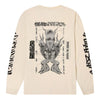 EDWIN longsleeve edwin kaibutsu izakaya ts ls - whisper white da uomo