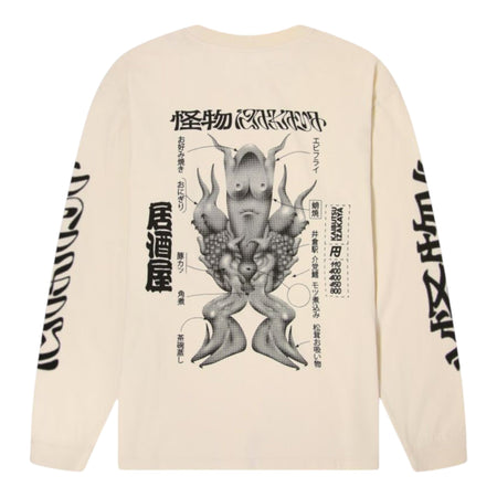 EDWIN longsleeve edwin kaibutsu izakaya ts ls - whisper white da uomo