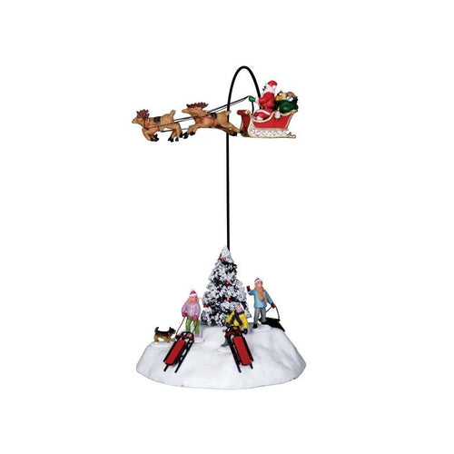 Guarda c'è Babbo Natale! decorazione natalizia per interno con alimentatore incluso