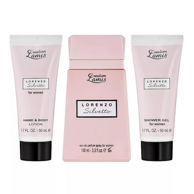 Creation Lamis EDP LORENZO SILVETTO Donna set 3 pezzi