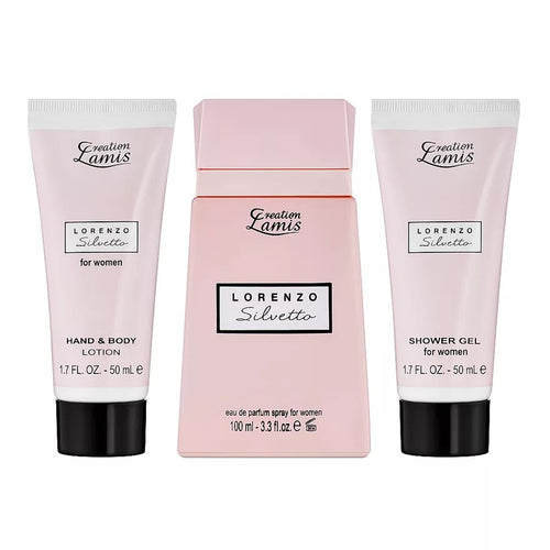 Creation Lamis EDP LORENZO SILVETTO Donna set 3 pezzi