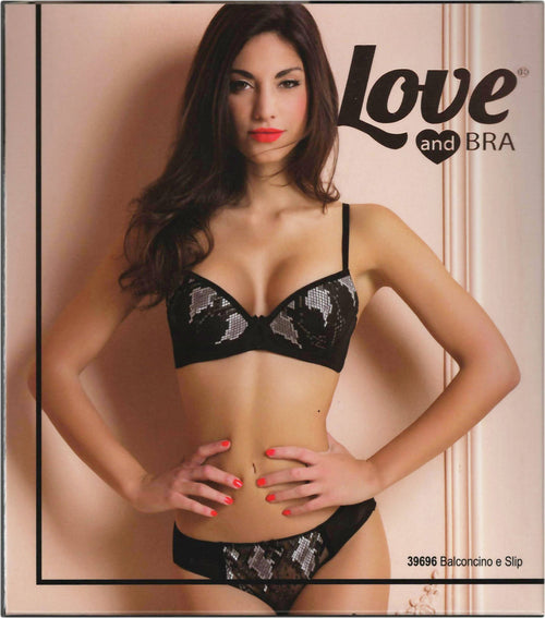 Love and Bra Completino Intimo Donna Slip + Reggiseno Balconcino Pizzo Made in Italy Completo Intimo Donna Art art. 39696 Moda/Donna/Abbigliamento/Abbigliamento sportivo/Intimo sportivo/Reggiseni sportivi L’Orchidea - Siderno, Commerciovirtuoso.it
