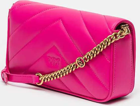 LOVE-CLICK-BAGUETTE-MINI-CHEVRON-BORSA-A-TRACOLLA-PINKO-DONNA