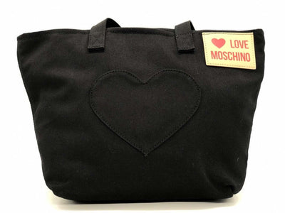 LOVE MOSCHINO borsa donna demin nero small