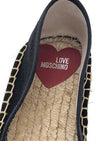 LOVE MOSCHINO Espadrillas donna nere