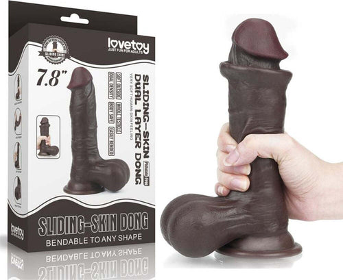 Lovetoy Dildo Nero Morbido Fallo Realistico Pene Artificiale Con Pelle Scorrevole 19,5 Cm Salute e cura della persona/Erotismo e contraccezione/Sex toys/Dildo/Dildo realistici Kondorama - Martinsicuro, Commerciovirtuoso.it