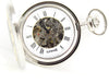 Orologio da tasca meccanico carica manuale Lowell scheletrato bicolore
